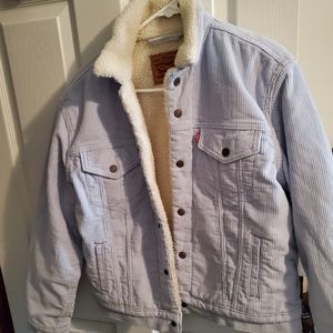 Levi Sherpa lined coat